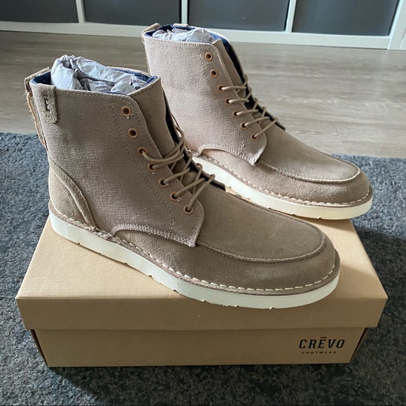 Crevo Men's Roe Lace Up Memory Foam Boots - Picture 3 of 7